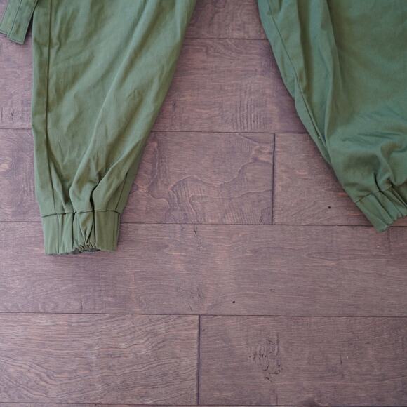 NWT Jonny Cota Studio CARGO OVERALLS IN GREEN Unisex Size XS - Picture 11 of 16